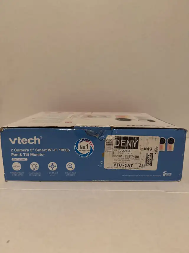 RM5766-2HD Baby Monitor – 5” Screen, Double Camera, Brand New62863264662018123