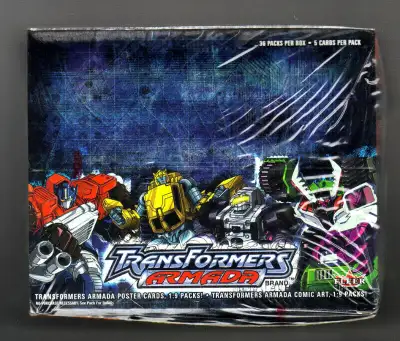 TRANSFORMERS ARMADA 2003 FLEER FACTORY SEALED BOX 36 PACKS, View more