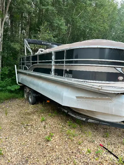 Boat is located in Slave Lake Price is firm .. Take as is moving must sell.. Has a 150 hp 4 stroke m...