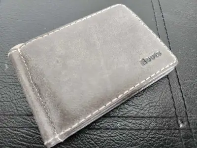 Roots leather wallet grey, View more