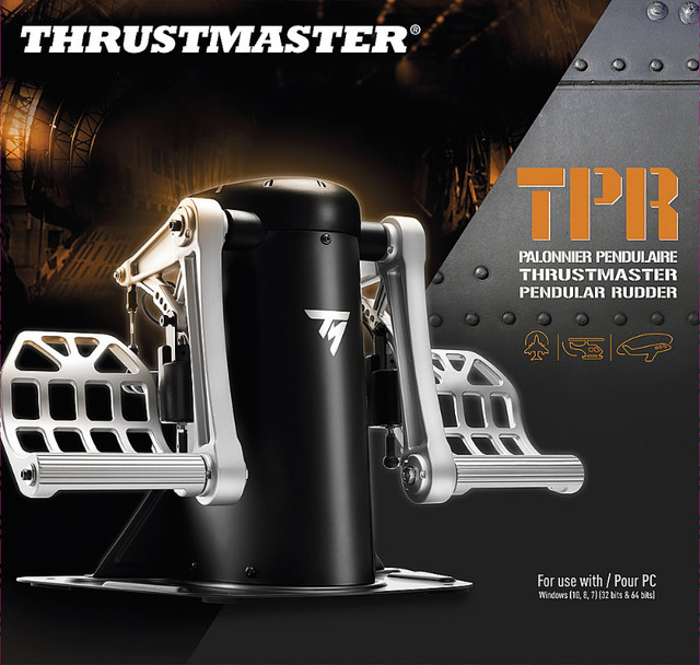 Thrustmaster TPR Flight Rudder Pedals- NEW IN BOX in PC Games in Abbotsford - Image 2