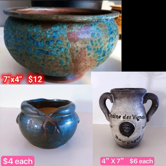 Succulent and plant pots for sale price start from $3 in Plants, Fertilizer & Soil in Calgary - Image 3