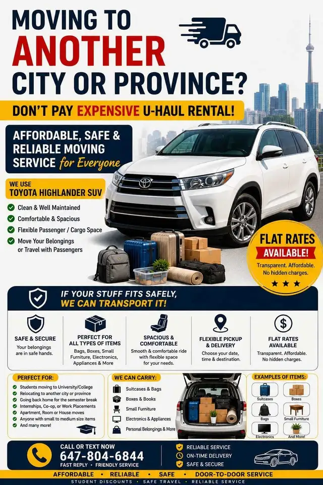  MOVING TO ANOTHER CITY OR PROVINCE?