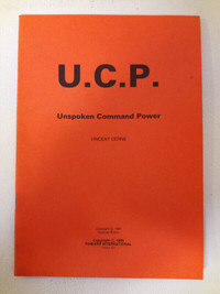 U.C.P UNSPOKEN COMMAND POWER By Vincent Cerne - Magick Spells