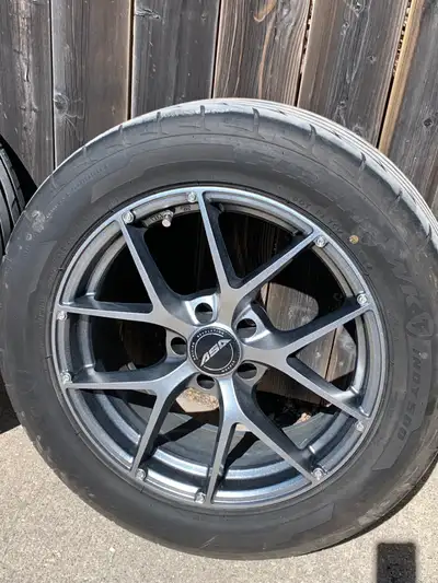 Set of 4 Summer tires - LIKE NEW 235/55R18 Firestone Firehawk Indy 500 Sidewall Style: Blackwell Set...