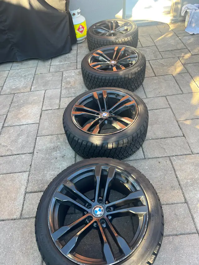 Winter Tires and Rims for sale 275/40R20 106T Blizzaks (BMW x5) in Tires & Rims in Mississauga / Peel Region - Image 3