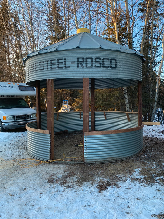 Grain Bin Gazebos and roofs Storage Containers Edmonton Kijiji