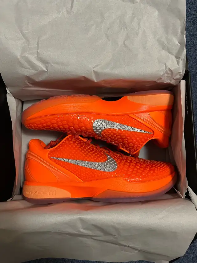 NIKE KOBE 6 PROTRO TOTAL ORANGE SIZES 8.5, 9, 10 in Men's Shoes in City of Toronto - Image 2