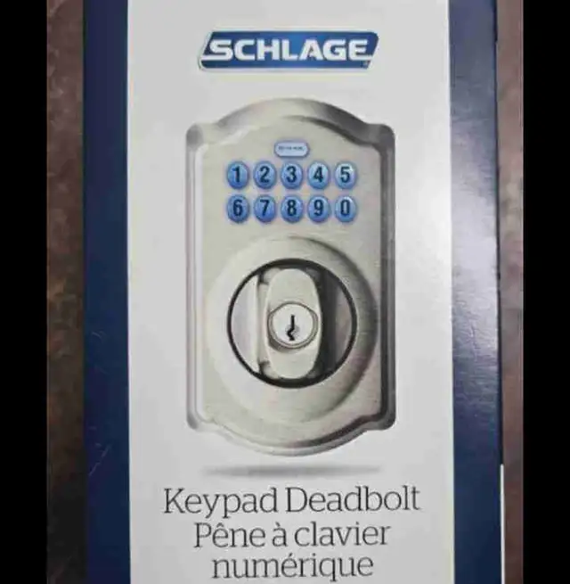 Schlage Camelot Electronic Deadbolt Keyless Lock - BNIB 