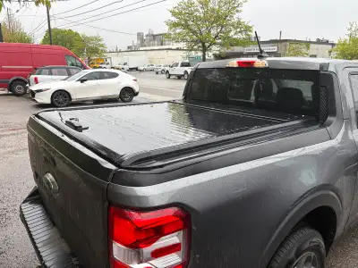 Tonneau cover hard rolling for Maverick
