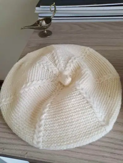 Brand new knitted beret in the package, View more