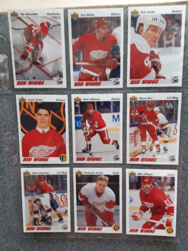 Carte de hockey Red Wings de Détroit Upper Deck 1991-1992 dans Art et objets de collection  à Lévis - Image 2