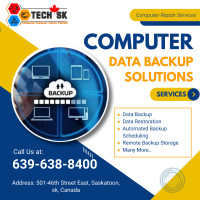 Computer Data Backup Solution in Saskatoon