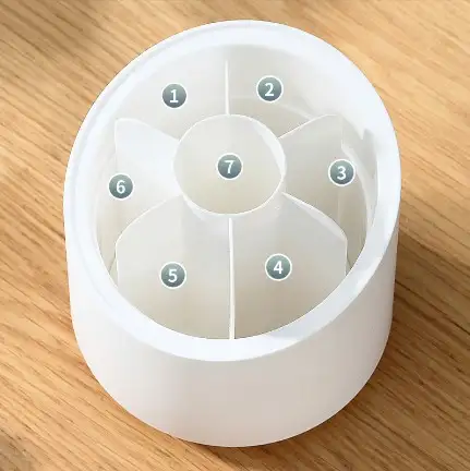 Spinning Cosmetic Box Brush Holder Stationery Storage Organizer in Storage & Organization in Oakville / Halton Region - Image 4