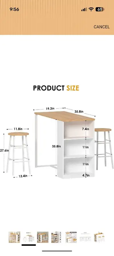 Bar Dining Table, View more