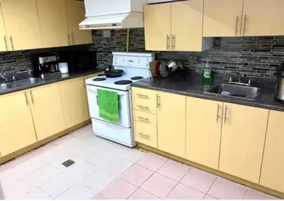 Spacious one bedroom basement apartment with side entrance available from September 1st. All Utiliti...