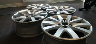 IF AD IS UP THEY ARE STILL AVAILABLE! SERIOUS INQUIRIES ONLY! 17" Porto alloy wheels, 17”x 7 with an...
