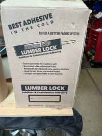Lumber Lock subfloor sheathing glue 