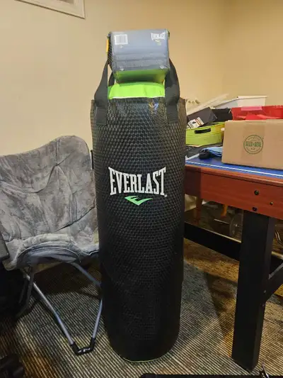 Everlast punching bag + Training gloves, View more
