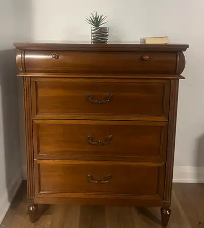 Vintage Walnut Dresser / Chest of Drawers (38”W), View more