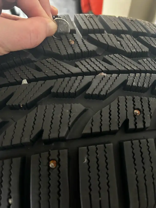 265 70 R17 115S Firestone Winter Studded Tires On Winter Rims in Tires & Rims in Cape Breton - Image 4