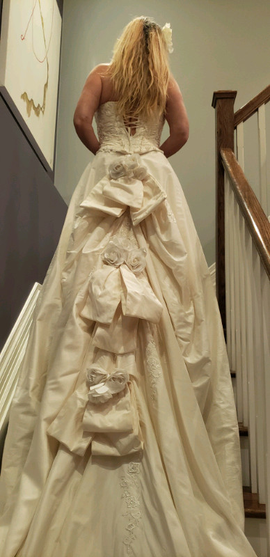 Wedding Gown (Silk) (Demetrios) in Wedding in City of Toronto - Image 2