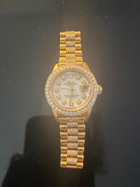 Rolex Ladies Presidential 26mm with vs diamonds 18k