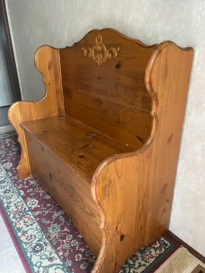 Wood bench, View more