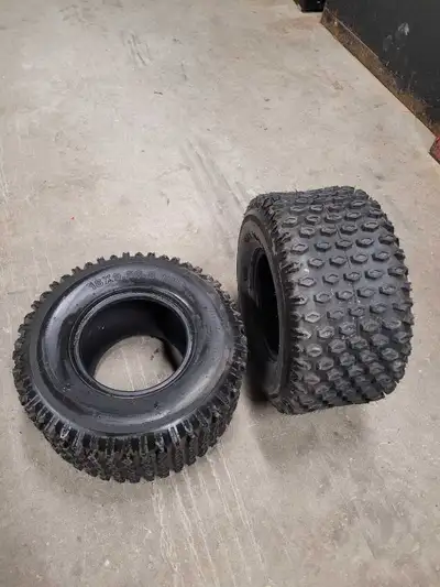 Almost new. Bought a dump cart, changed to a larger tire. $50 for both firm.