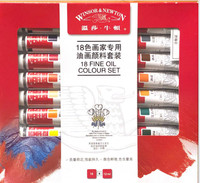 Windsor And Newton Oil Paint Set Of 18