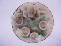 VTG Miniature Piggy Tea Set