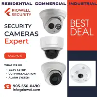 Secure your property with security camera and alarm system