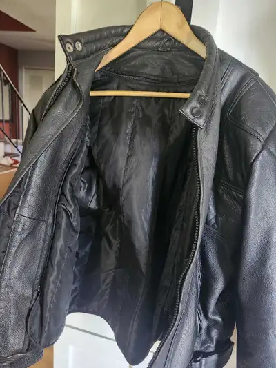 leather biker jacket, View more