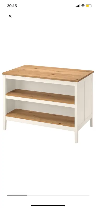 Îlot de cuisine Ikea, avec 2 tabourets, View more