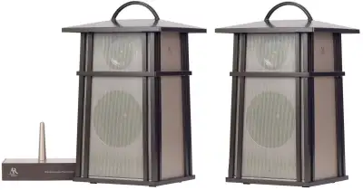 Quality wireless outdoor stereo speakers up to 150foot, View more