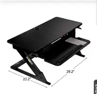 3m Precision Standing Desk, model SD60B. Great condition