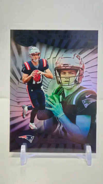 Drake Maye rookie cards 2024 Panini Illusions football, View more