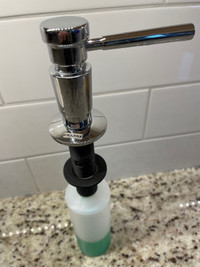 SOAP DISPENSER-UNDER CABINET MOUNT