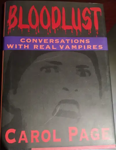 Bloodlust by Carol Page Hardcover Book, View more