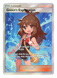 Pokemon Card - Green's Exploration (Full Art) Unbroken Bonds