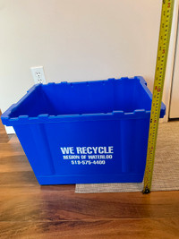 New Recycling Blue box
