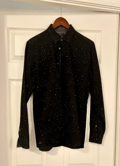 Ted Baker Men’s Dress Shirt - Black, Size 3 Excellent condition, barely worn.