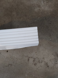 Garage door seal 9 foot paintable vinyl white  WS31146