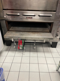 Garland double pizza oven