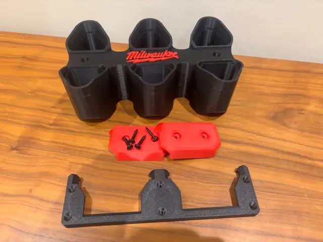 Milwaukee M12 Battery Wall Mount 4/6 Batteries Optional Packout in Power Tools in Markham / York Region - Image 11