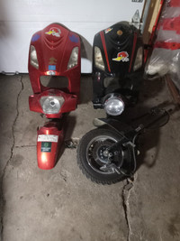Various 3 wheel scooter parts and accessories for sale.