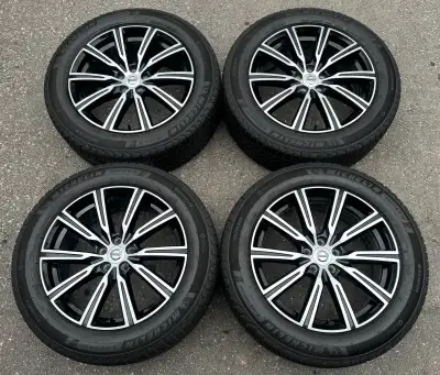 *4x Volvo XC60 19 Inch 2023 OEM Two-Tone Black Rims Perfect Condition *Will fit newer and older mode...