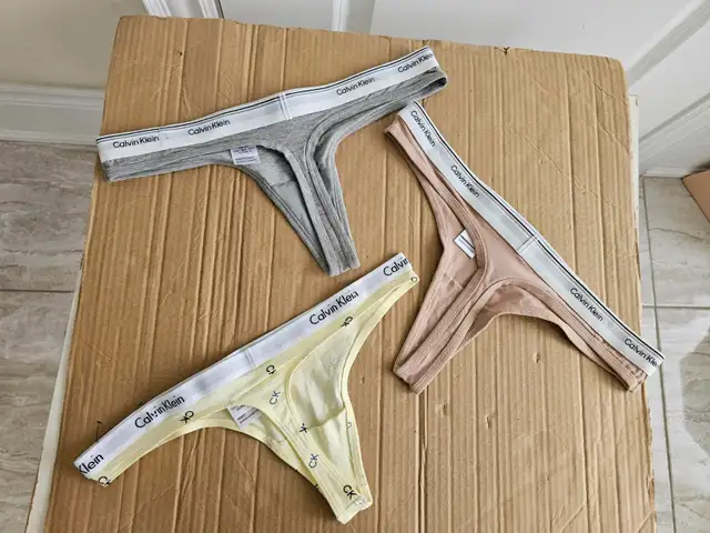 Calvin Klein Thong Panties underwear Women size Small, $5 each in Women's - Bottoms in Markham / York Region - Image 3