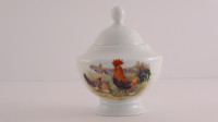 Rooster-themed Ceramic Table Sugar Container