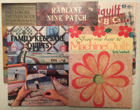 LOT OF 5 CRAFT BOOKS FOR QUITS / ON QUILTING